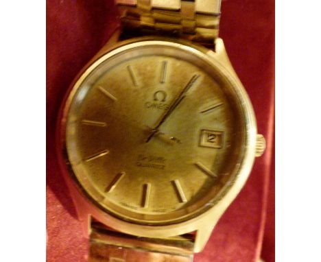 Omega Quartz movement wristwatch with original box and papers