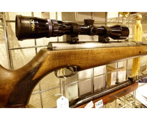 Vintage Weihrauch .22 air rifle comes with sights, model No HW 97 K