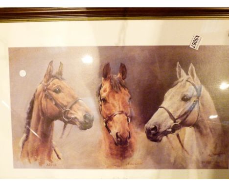 Framed and glazed print of We Three Kings