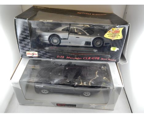 MAISTO 1:18 SCALE MERCEDES CLK-STR, BOXED, VT MODEL FORD ESCORT RS COSWORTH