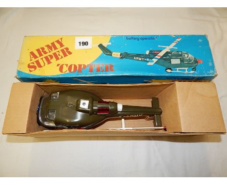 ARMY SUPER 'COPTER 885 BATTERY OPERATED IN BOX