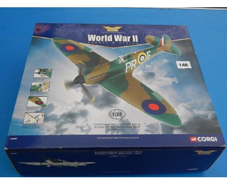 CORGI BOXED 1;32 SCALE SPITFIRE MODEL AA33901 X4590 A LARGE SCALE MODEL