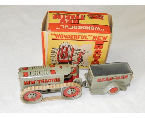 TINPLATE BOXED 'WONDERFUL NEW TRACTOR'