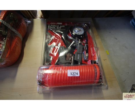 A three piece air tool kit (57)