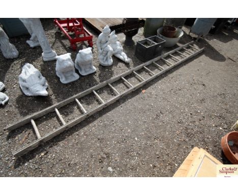 An aluminium ladder