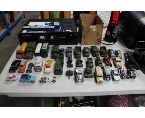 A quantity of various diecast toys to include Dinky; Corgi Major etc