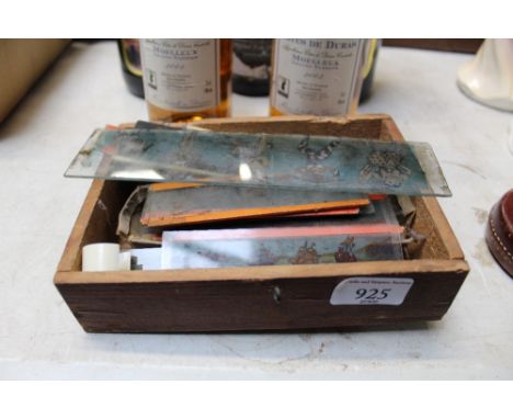 A box of Magic Lantern slides