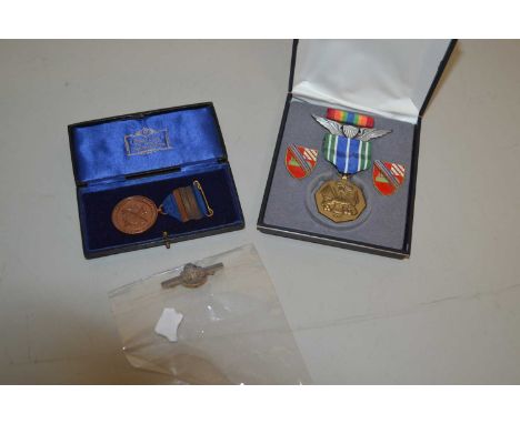 Mixed Lot: Chatham Port Rifle and Revolver Meeting, cased medal together with a further modern boxed medal group marked For M