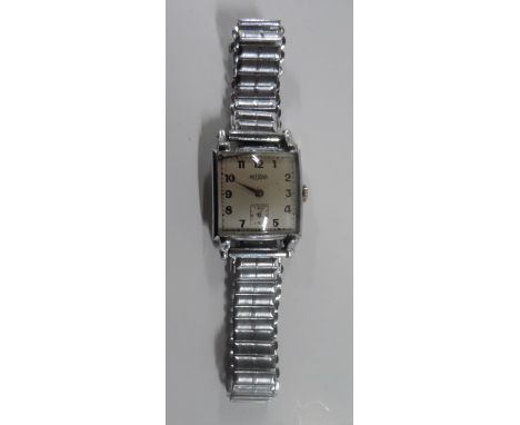 Vintage wrist-watch with elasticated strap by Medana 