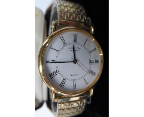 vintage Rotary, wristwatch with stainless steel strap &amp; Rotary box 