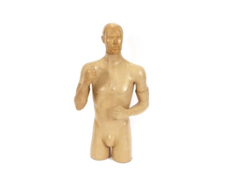 A Parisian papier maché mannequin, 114cm high