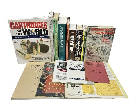 Seventeen books/pamphlets on cartridge making, ammunition, gunsmithing etc including Barnes Frank: Cartridges of the World. 2