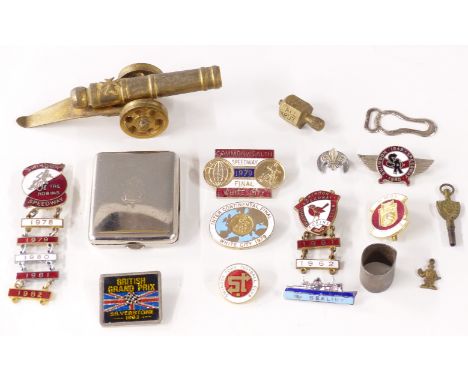 A quantity of 1960s/70s/80s speedway enamel badges including Swindon, Commonwealth and inter-continental finals 1979 etc, Roy