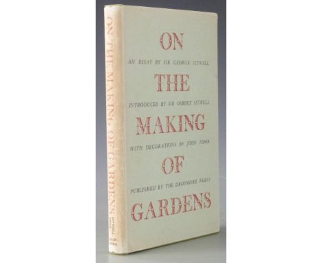 [John Piper] On The Making of Gardens by Sir George Sitwell with an introduction by Sir Osbert Sitwell and decorations by Joh