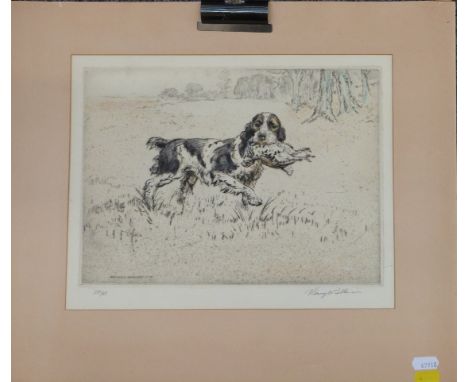 Three engravings comprising Reginald Brown and Oliver Hall landscapes and Henry Wilkinson signed limited edition 20/75 spanie