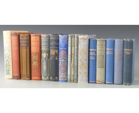 [A &amp; C Black] Egypt Painted &amp; Decorated by R. Talbot Kelly, The Italian Lakes by Richard Bagot, World Pictures by Mor
