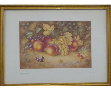 Royal Worcester limited edition H Ayrton print of fruit, 37 x 52cm