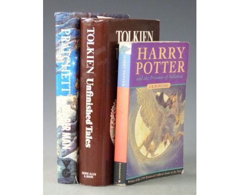 Harry Potter and The Prisoner of Azkaban by J.K. Rowling 1999 first edition in card covers, J.R.R. Tolkien Unfinished Tales o