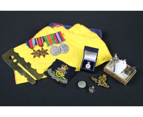 Group of Second World War medals to include the war medal, defence medal, 1939-1945 star and the Burma star together with ori