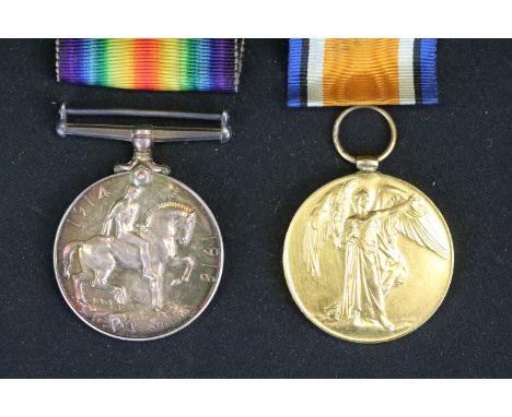 A British World War One Full Size Medal Pair To Include The 1914-1918 British War Medal And The Victory Medal, Both Correctly