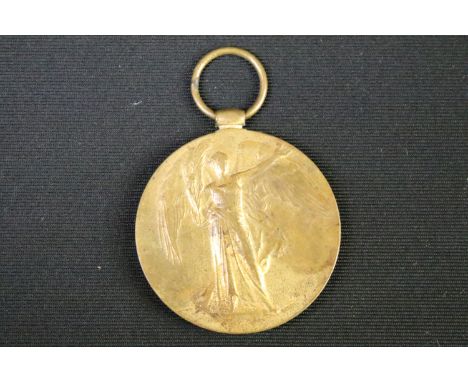 A British World War One full size Victory Medal, correctly named and issued to SS-119 PTE. R.H. PECKHAM of the Army Service C