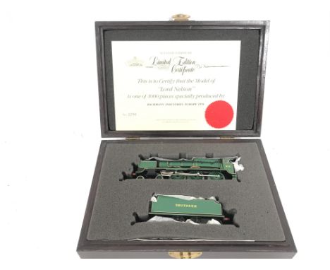 A Boxed Bachmann 00 Gauge Lord Nelson Limited Edition. In Case.