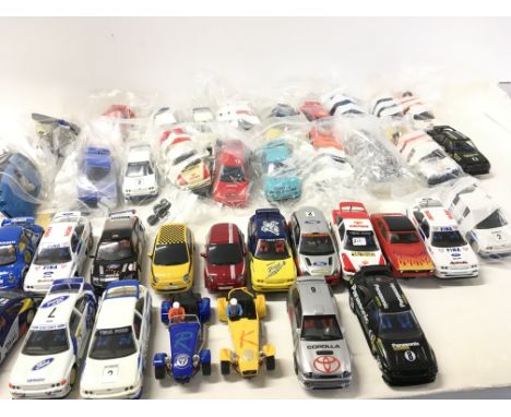 A collection of Scalextric cars spares and accessories. No reserve