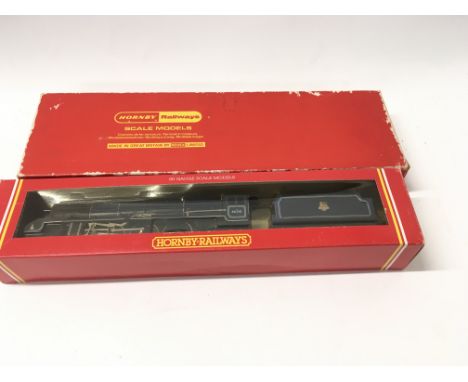 2x boxed 00 gauge locomotives with tender by Hornby includes R.258 LMS 4.6.2. Princess Elizabeth and R.037. BR 4.6.2 Lady Pat