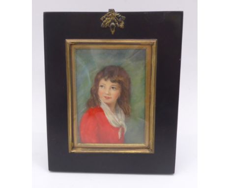 after Elisabeth-Louise Vig&eacute;e Le Brun: a portrait miniature of Le Comte d'Espagnac - watercolour on ivorine, signed wit