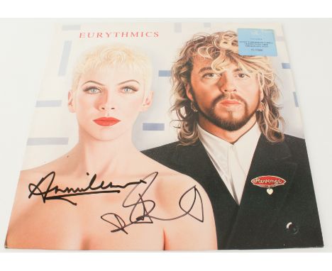 Vinyl / Autographs - Eurythmics - Revenge. Fully signed on front UK copy, signed by Annie Lennox and Dave Stewart, Provenance