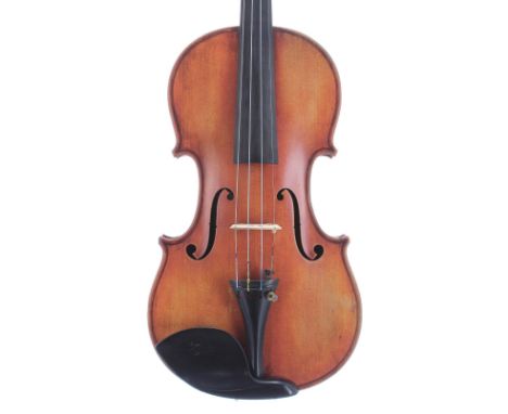 French violin by and labelled Fait Par Paul Blanchard á Lyon en 1898, no. 221; also branded P. Blanchard á Lyon to the inner 