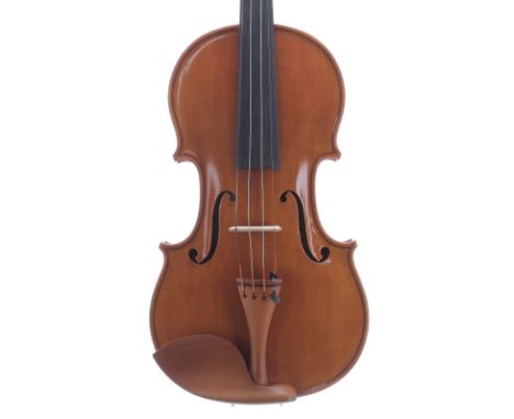 Modern Italian violin labelled Vittorio Formaggia Fece, Crema Anno 2007 No. 347, also signed on the label, the two piece back