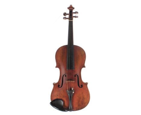 Good Dresden violin labelled Louis Lowendall, fecit Dresdae Anno 1873; also stamped Lowendall's Artist Violin to the back of 