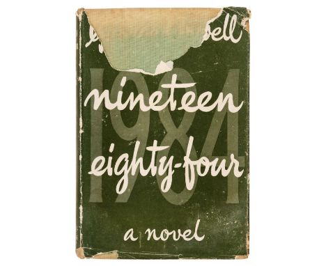 Orwell (George). Nineteen Eighty-Four, 1st edition, London: Secker &amp; Warburg, 1949, some light spotting front and rear, p