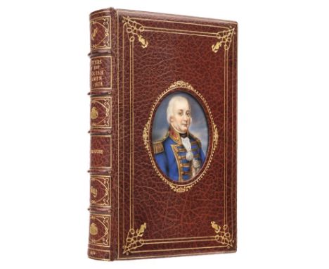Cosway-style binding. Letters of the English Seamen: 1587-1808, edited by E. Hallam Moorhouse, 1st edition, London: Chapman a