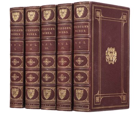 Collier (John Payne, editor). The Works of Edmund Spenser edited by J. Payne Collier F.S.A., 5 volumes, London: Bickers &amp;