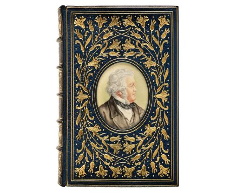 Cosway-style binding. Thackeray (William Makepeace). Vanity Fair. A Novel Without A Hero, 1st edition, 1st issue, London: Bra