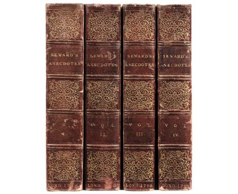 * Seward (William). Anecdotes of Distinguished Persons, chiefly of the present and two preceding centuries. Illustrated by En