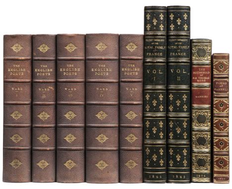 Ward (Thomas Humphry). The English Poets. Selections with critical introductions by various writers and a general introductio