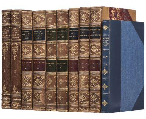 Hunt (Leigh). The Indicator, and the Companion; a miscellany for the fields and the fireside, 2 volumes, 1st edition, London: