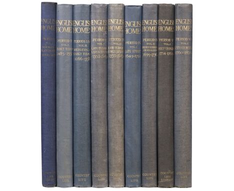 Tipping (H. Avray). English Homes, 9 volumes, London: Country Life, 1921-37, Early Tudor volume one and Late Stuart volume on
