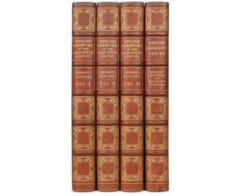 Cescinsky (Herbert). English Furniture of the Eighteenth Century, illustrated from drawings by the author and from photograph