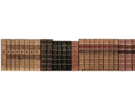 Ralegh (Walter). Works, 8 volumes, Oxford: The University Press, 1829, red morocco gilt bookplate of W. A. Foyle, Beeleigh Ab