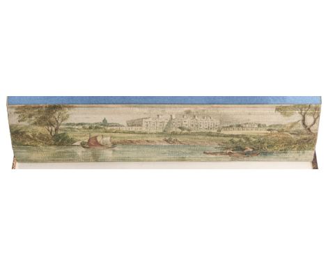 Fore-edge paintings. Some Account of the Lives and Writings of Lope Felix de Vega Carpio and Guillen de Castro, by Henry Rich