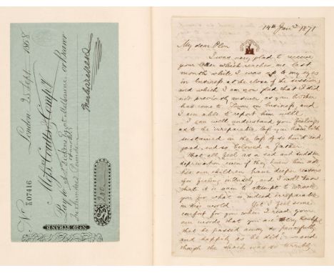 * Dickens Family. A bound collection of Autograph Letters and related, being the correspondence from the family of Charles Di