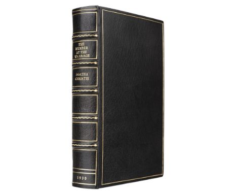 Christie (Agatha). The Murder at the Vicarage, 1st edition, London: The Crime Club, 1930, half-title, advertisement leaf at r