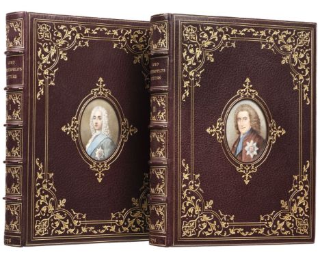 Cosway-style binding. Letters Written by the Late Right Honourable Philip Dormer Stanhope, Earl of Chesterfield to his Son, P