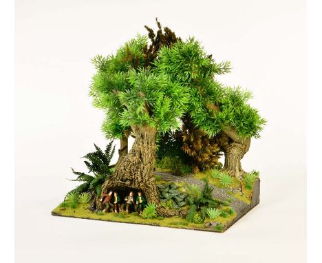 WETA, Der Herr der Ringe Hobbits unter Baum, 33x23x35 cm, WETA, Lord of  the Rings Hobbits Tree Hideout for the Nozgul