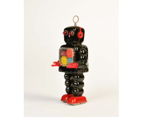 KO, Roboter, Japan, 25 cm, Blech, UW ok, LM, RS, Z 3, KO, Robot, Japan, tin, cw ok, paint d., rust d., C 3