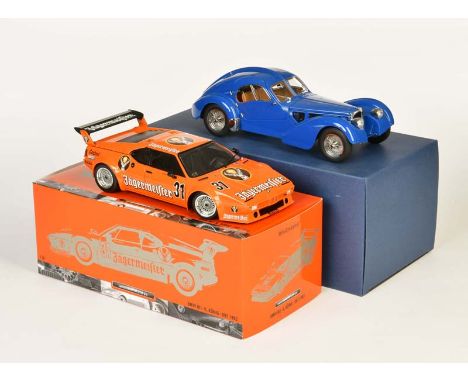 Autoart + Minichamps, Bugatti Atlantic 575 + BMW M 1 DRT 1982, 1:18, Okt, Z 1, Autoart + Minichamps, Bugatti Atlantic 575 + B